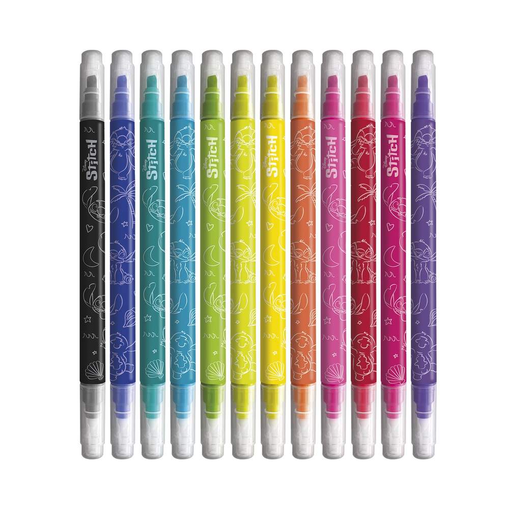 Grupo Erik Disney Lilo & Stitch - Set Of 12 Erasable markers - Multicolours